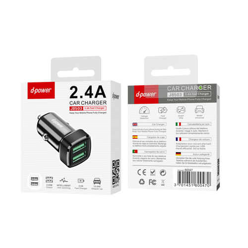 Adaptateur voiture 2 USB