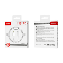 Cable Type C vers light 1m Blanc